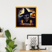 Poster Halloween - Anniversaire 7 (Bureau à domicile)