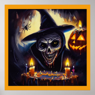 Poster Halloween - Anniversaire 7