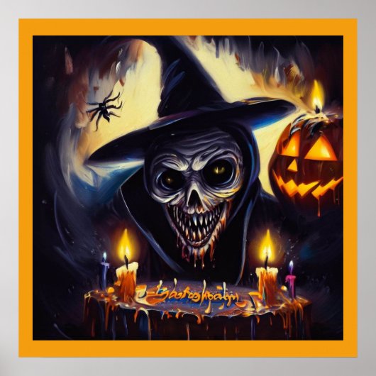 Poster Halloween - Anniversaire 7 (Devant)