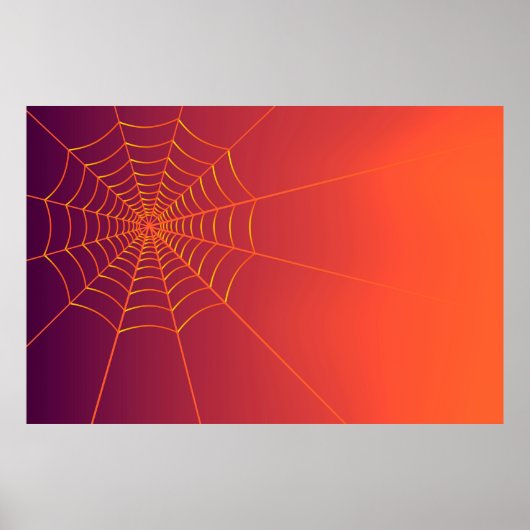 Poster Halloween arrière - plan d'automne (Devant)