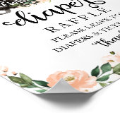 Poster Halloween Baby shower fille Déchets jeu de rouleau (Coin)