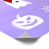 Poster Halloween Bébé Panda Dracula Vampire Mignon (Coin)