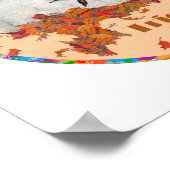 Poster Halloween Bichon Frise (Coin)