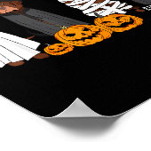 Poster Halloween Brown Labrador Ghost Soky Chocolate Lab (Coin)