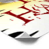 Poster Halloween Cadre photo Crâne et Jack o' Lantern (Coin)