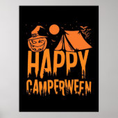 Poster Halloween Camper Nature (Devant)
