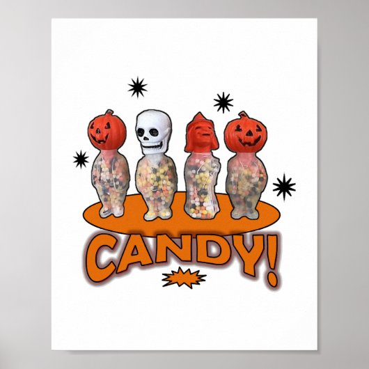 POSTER HALLOWEEN CANDY (Devant)