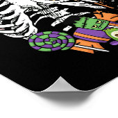 Poster Halloween Candy Skeleton Rib Cage X-Ray (Coin)