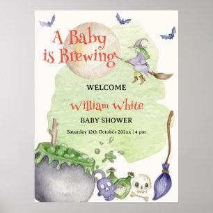 Poster Halloween Cauldron Baby brasse l'Affiche de bienve