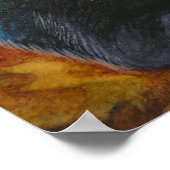 Poster Halloween Chat et Souris No. 2 Aquarelle Art 18x24 (Coin)