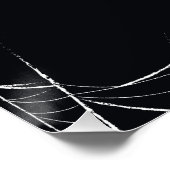 Poster Halloween Chat Moderne (Coin)