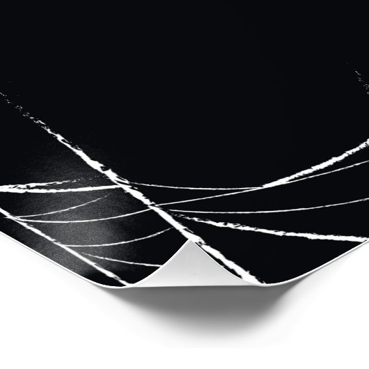 Poster Halloween Chat Moderne (Coin)