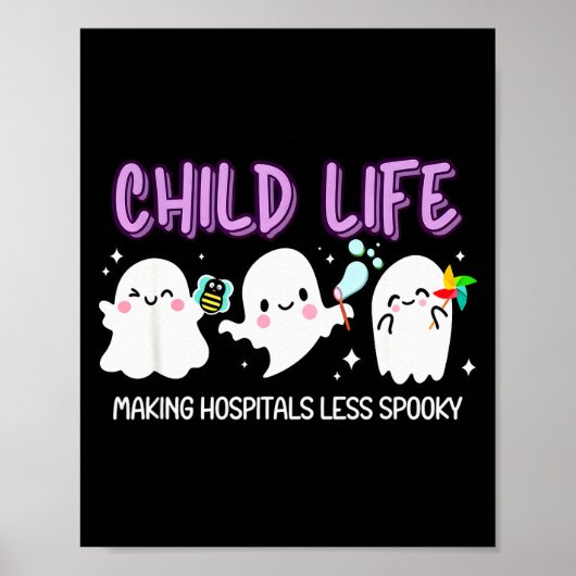 Poster Halloween Child Life Specialist, Fall Child Life S (Devant)