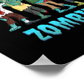 Poster Halloween Chillin Avec Mes Zombies Garçons Filles  (Coin)