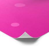 Poster Halloween Citrouille blanche rose fille (Coin)