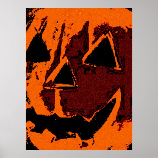 Poster Halloween Citrouille - grunstyle + vos idées (Devant)