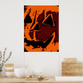 Poster Halloween Citrouille - grunstyle + vos idées (Cuisine)