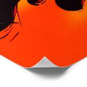 Poster Halloween Citrouille King (Coin)