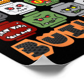 Poster Halloween Construire briques Monster Constructeur (Coin)