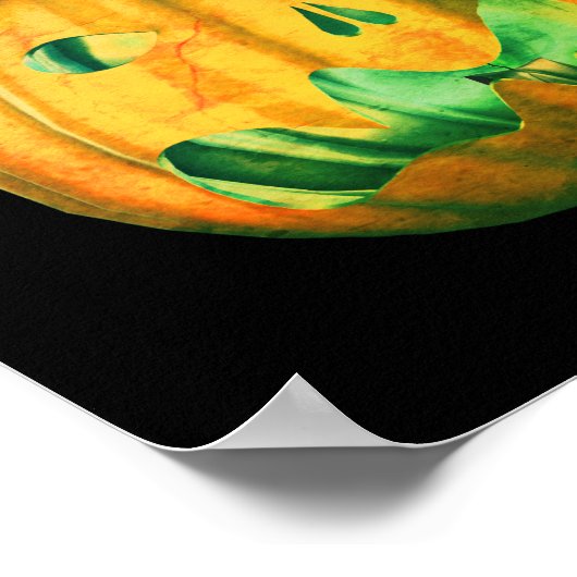 Poster Halloween Cute Ghost Jack-o'-lantern (Coin)