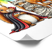 Poster Halloween Cute Squirrels Costume (Coin)