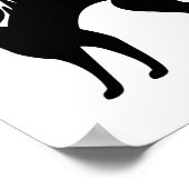 Poster Halloween de chats noirs - Chats noirs (Coin)