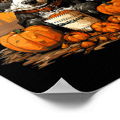 Poster Halloween de chien pour femmes (Coin)