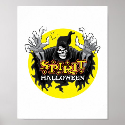 Poster Halloween de l'esprit (Devant)
