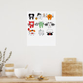 Poster halloween dentaire (Cuisine)