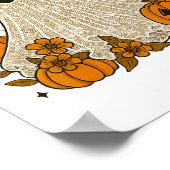 Poster Halloween Dentelle Fantôme Coquette Fleur Bow Flor (Coin)