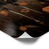 Poster Halloween déplaisant de la famille de squelettes (Coin)