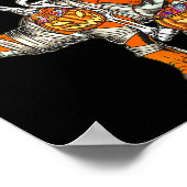 Poster Halloween Dinosaur Skeleton (Coin)