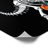 Poster Halloween Dinosaur T Rex Skeleton Scary Garçons En (Coin)