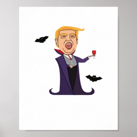 Poster Halloween Dracula Funny (Devant)
