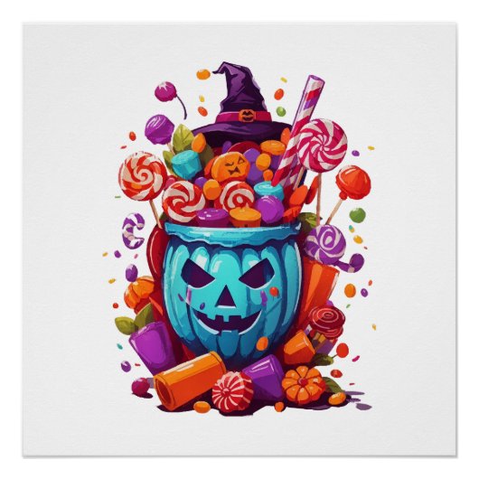 Poster Halloween drôle (Devant)