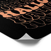 Poster HALLOWEEN drôle halloween (Coin)