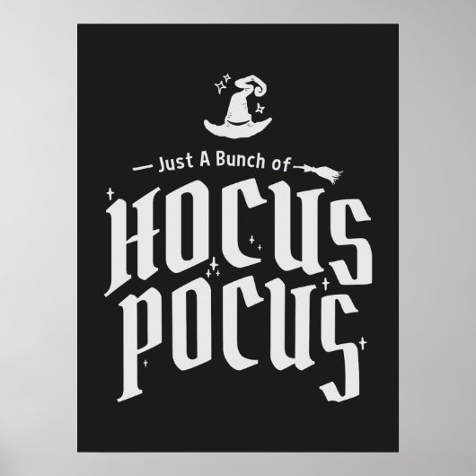 Poster Halloween drôle Hocus Pocus Witch (Devant)