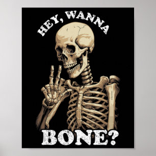 Poster Halloween Drôle Inapproprié Pour Hommes Femmes Ske
