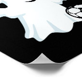 Poster Halloween du football fantôme (Coin)