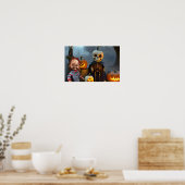 Poster Halloween effrayant. (Cuisine)