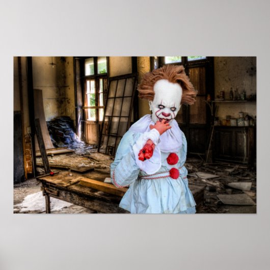 Poster Halloween effrayant. (Devant)