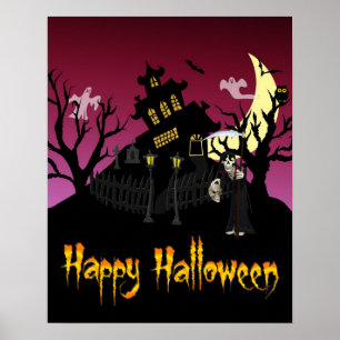 Poster Halloween effrayant
