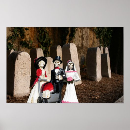 Poster Halloween effrayant. (Devant)