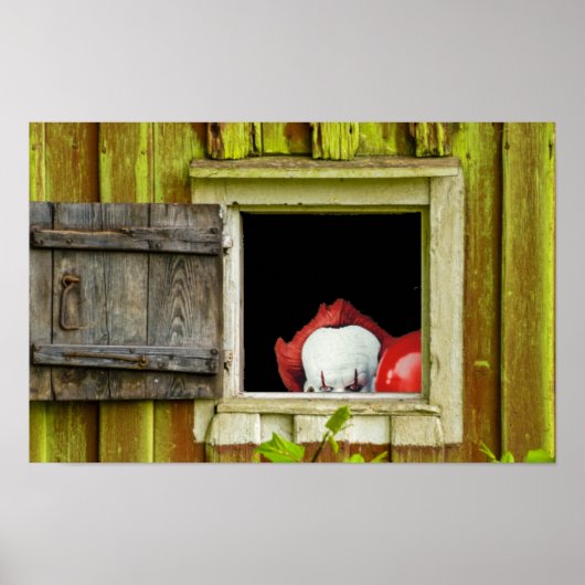 Poster Halloween effrayant. (Devant)