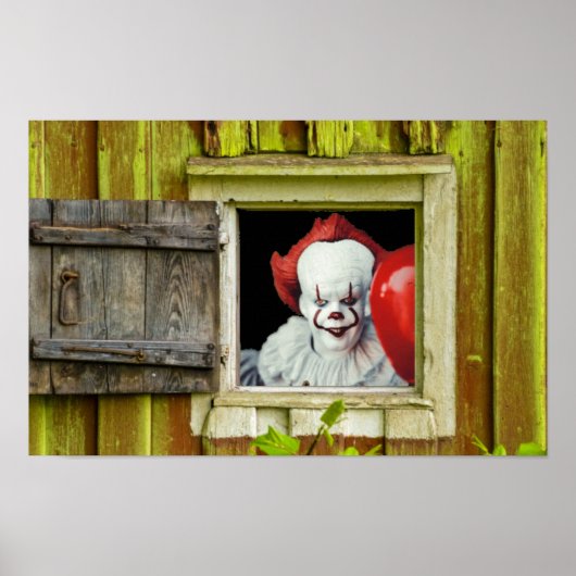 Poster Halloween effrayant. (Devant)