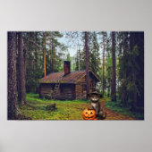 Poster Halloween éffrayant. (Devant)