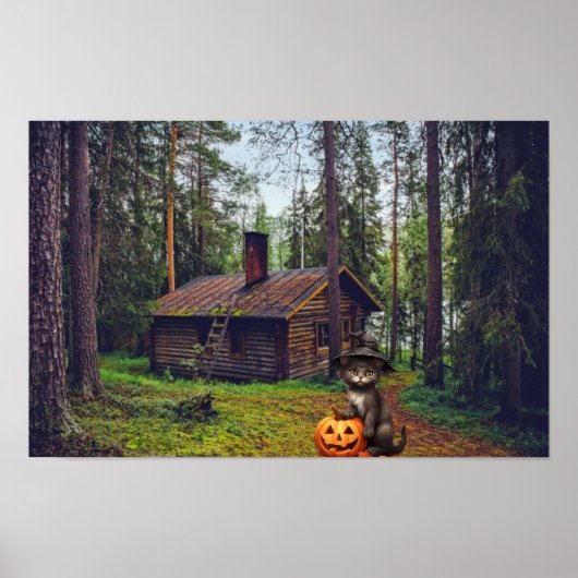 Poster Halloween éffrayant. (Devant)