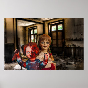 Poster Halloween effrayant.
