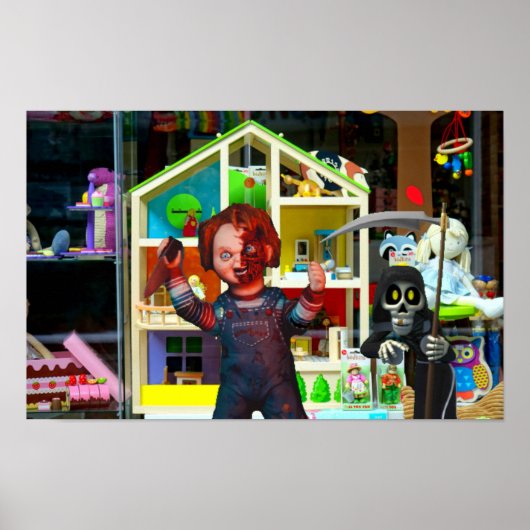 Poster Halloween effrayant. (Devant)