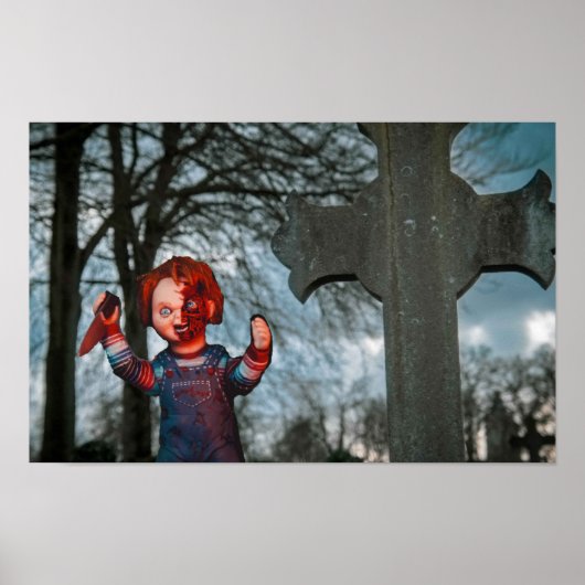 Poster Halloween éffrayant. (Devant)